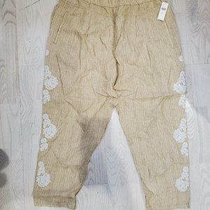 Anthropologie linen pants, NWT